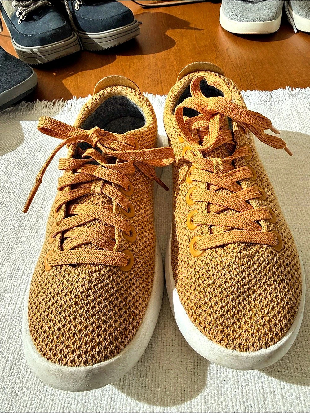 Allbirds Tree Piper orange sherbet Knit Sneakers